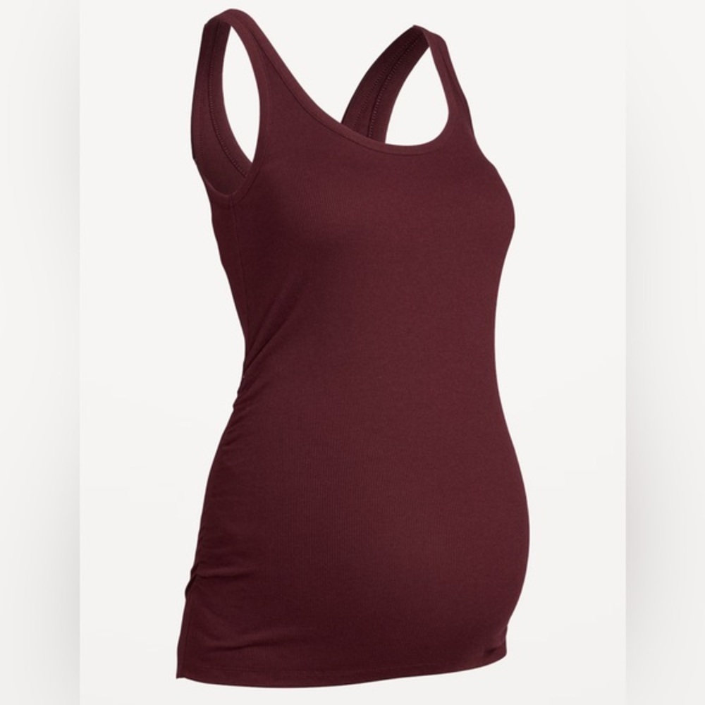 Old Navy Maternity Scoop-Neck Ribbed Tank Top SMALL